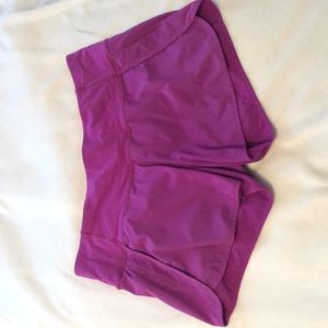 Lululemon hot pink shorts